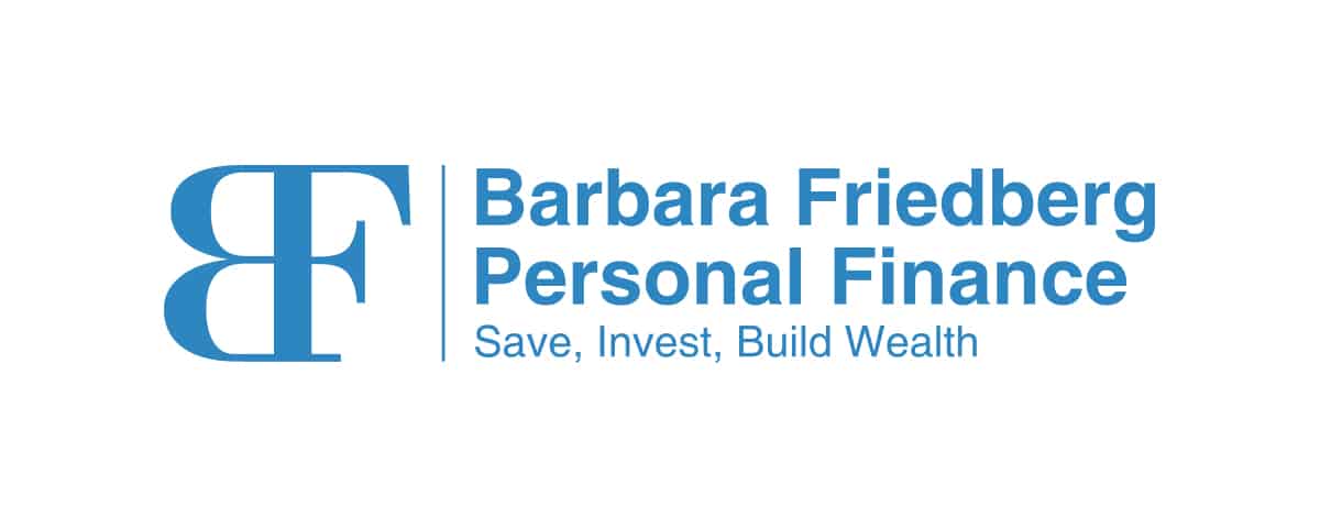 Logo of barbara friedberg personal finance, featuring a stylized monogram 