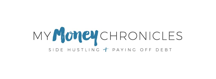 Logo of 'my money chronicles', a platform focused on side hustles and debt repayment strategies.