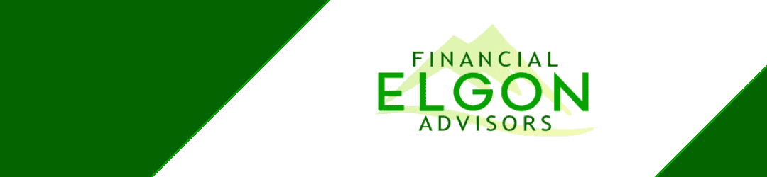 Elegant and professional banner for elgon financial advisors, featuring a sleek green and white color scheme that highlights the company's name and underscores its focus on finance and advisory services.