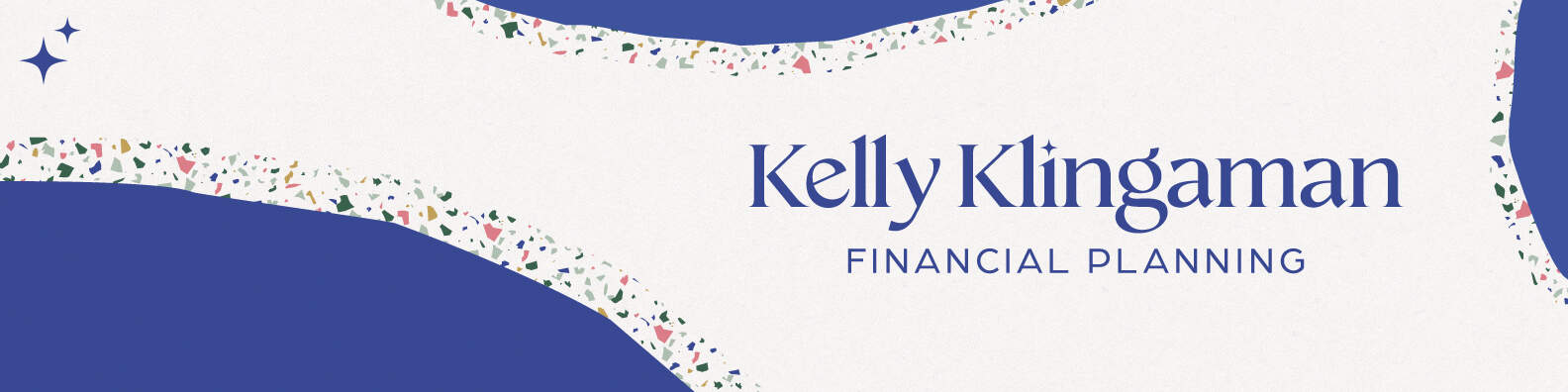 Elegant business banner featuring the name 