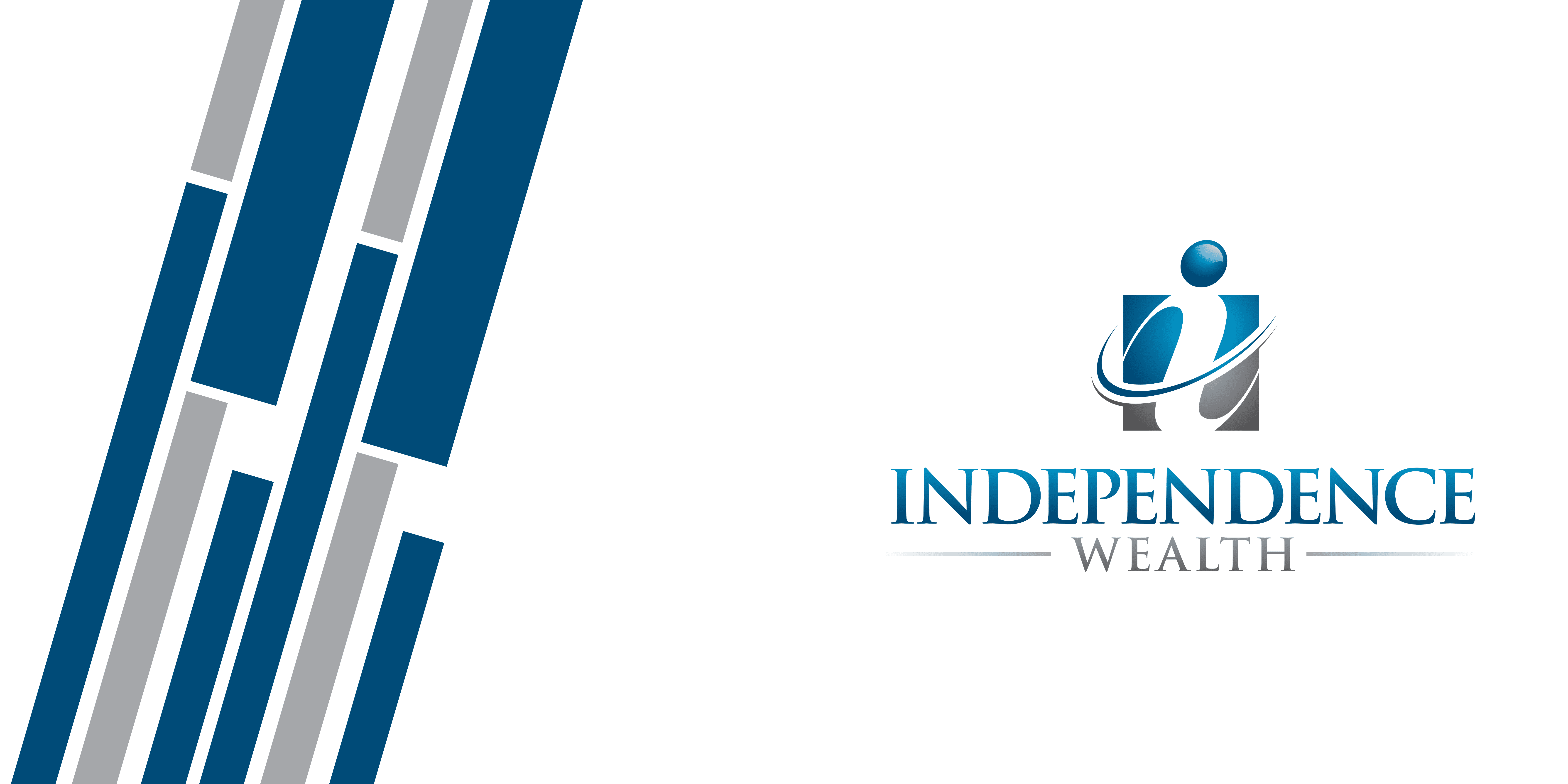 An abstract financial logo for 