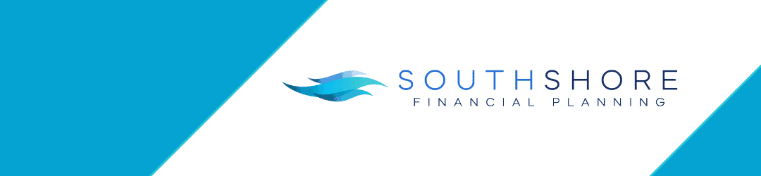An aqua blue logo with a stylized wave or bird design for 