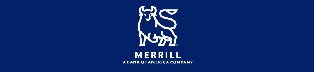 A corporate logo featuring a white bull against a navy blue background with the word 