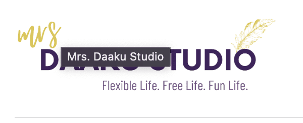 Logo of Mrs Daaku Studio