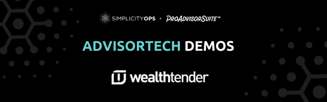 Explore financial technology solutions with advisortech demos presented by wealthtender.
