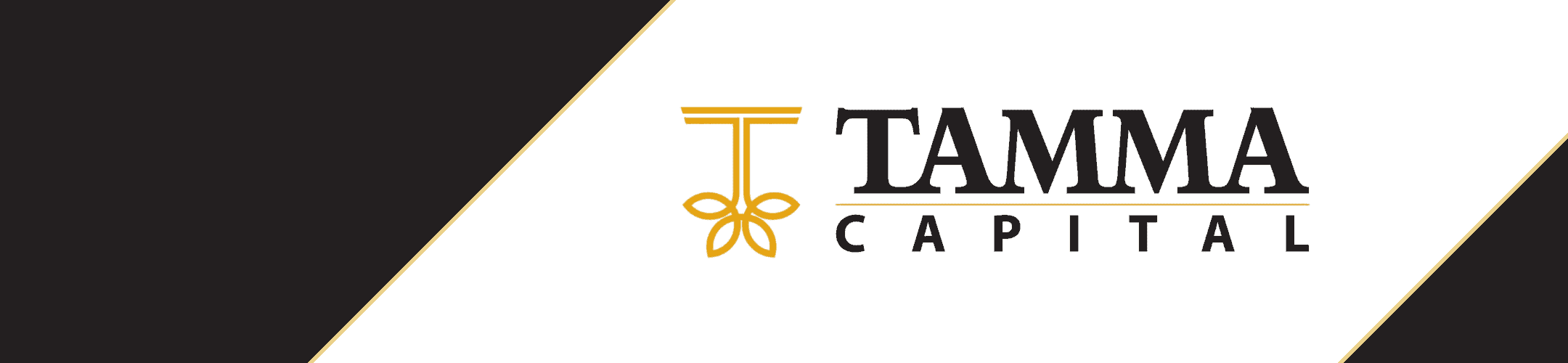 The image features the logo of Tamma Capital. The design includes the text 