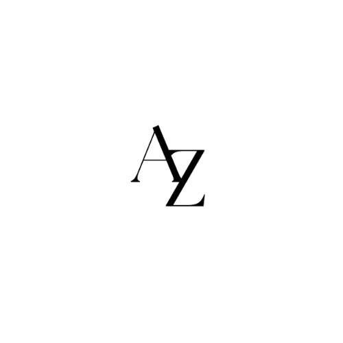 Black, uppercase letters