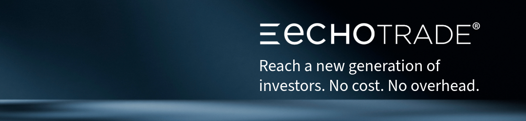 ECHO TRADE logo with the tagline 