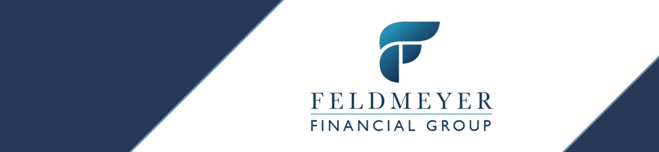 Logo for Feldmeyer Financial Group with a stylized 